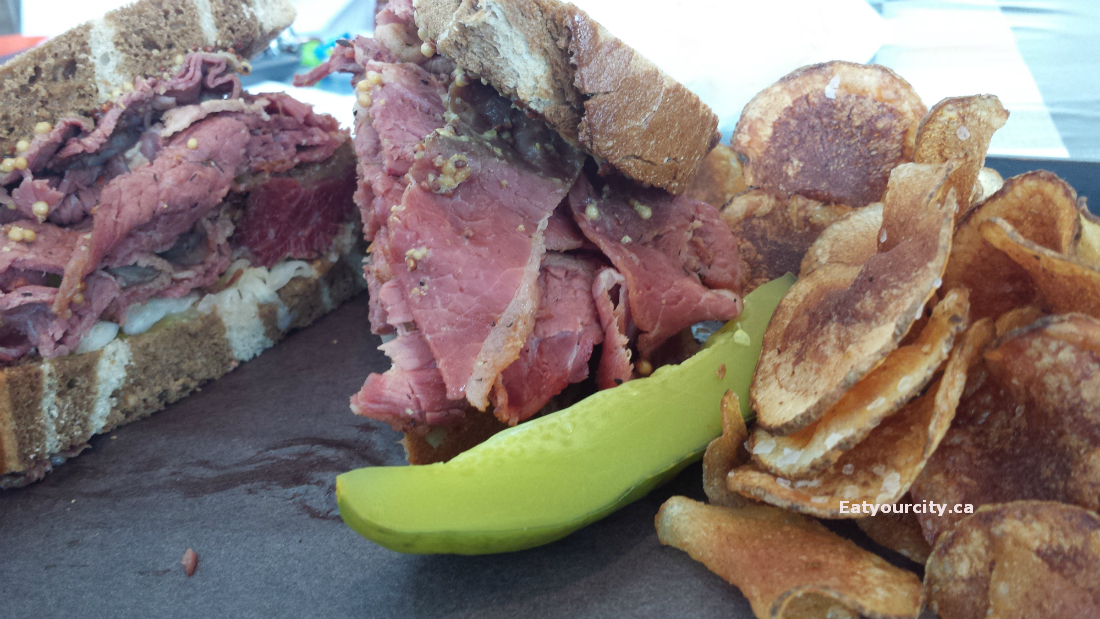 Eat Your City Sandwich and Sons Edmonton, A huge and satisfying