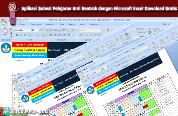 Aplikasi Jadwal Pelajaran Anti Bentrok dengan Microsoft