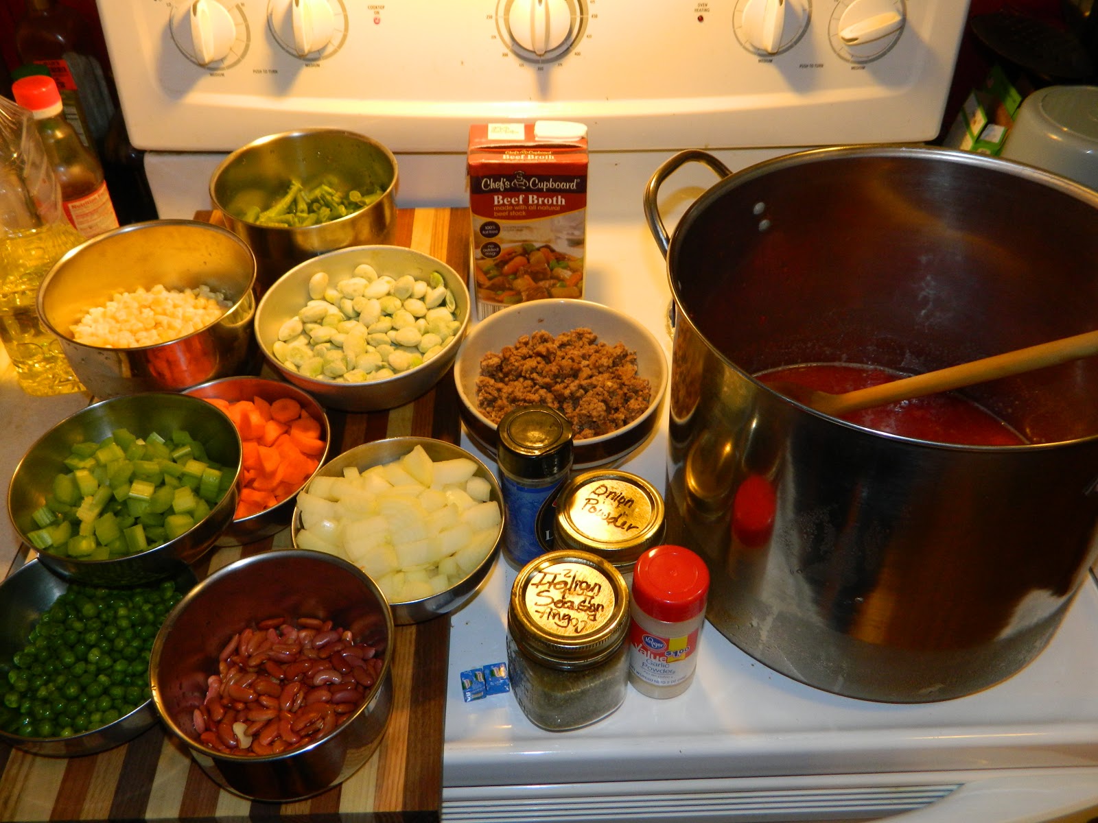 Farm Girl Tails Canning Beef Vegetable Soup