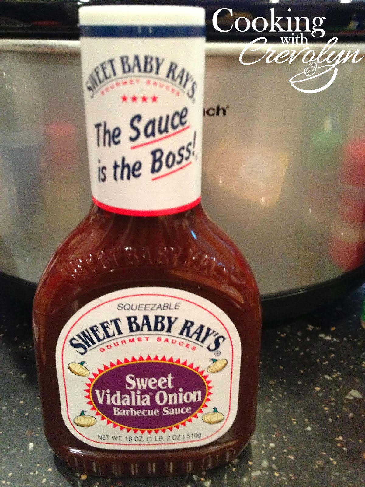 Cooking with Crevolyn Sweet Baby Ray's Slow Cooker Chicken