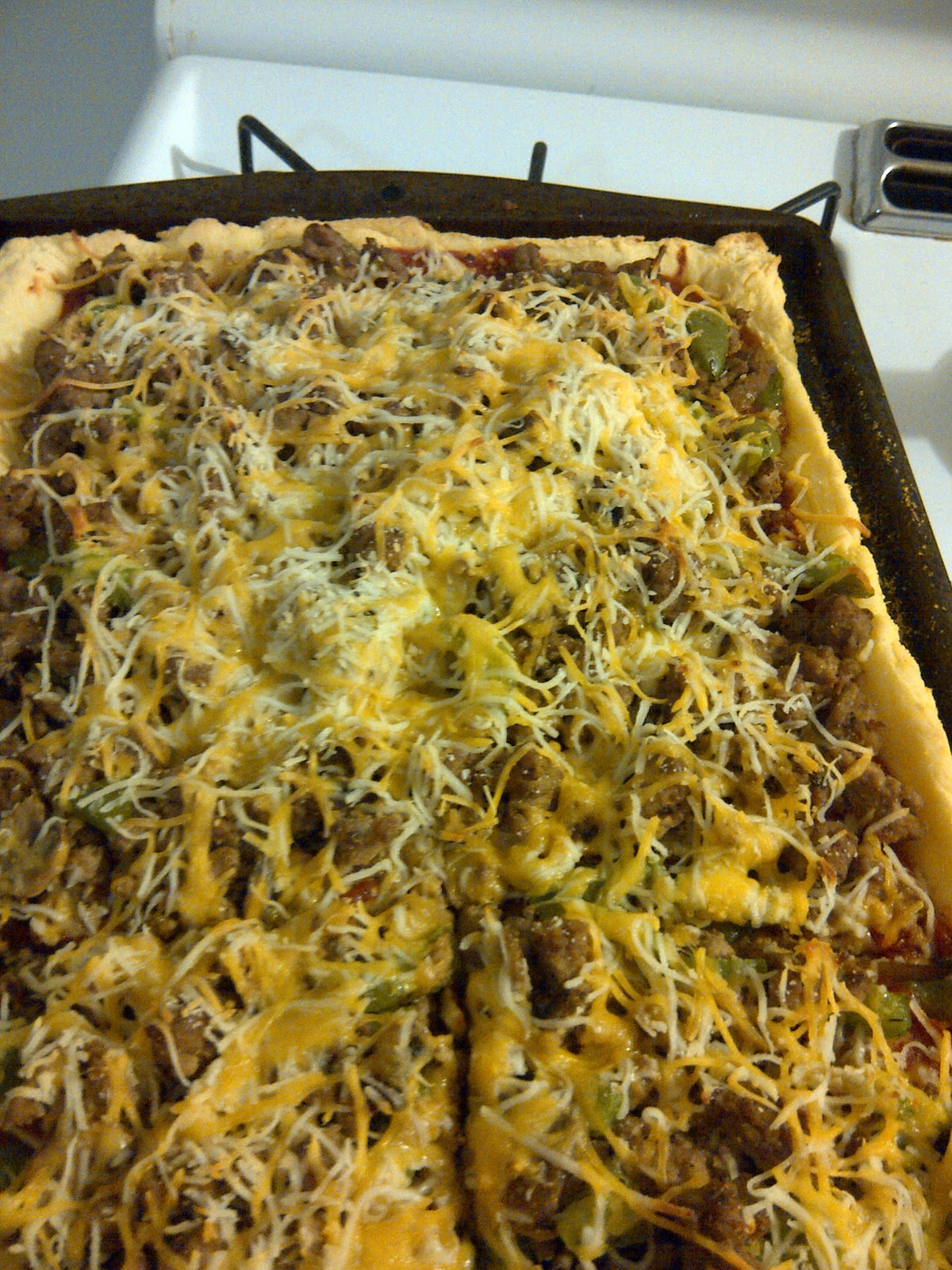 USASillyYaks Pizza Crust and cheese sticks........from scratch.