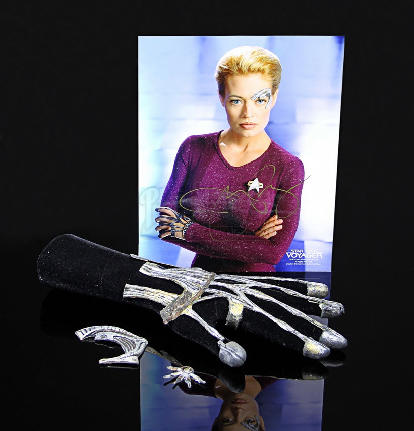 Star Trek Prop, Costume & Auction Authority Jeri Ryan Seven of Nine Makeup Appliances from