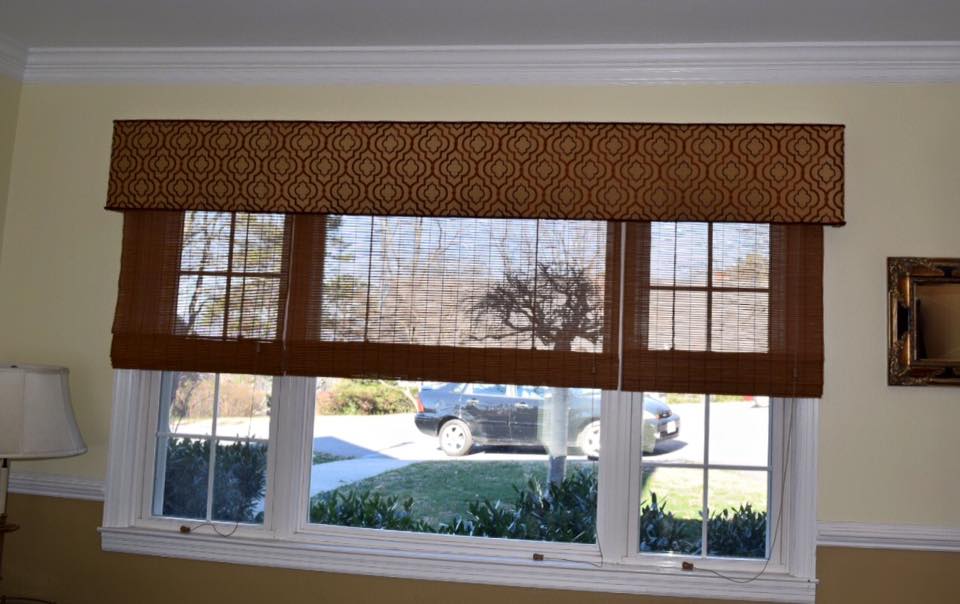 Accents On Windows A Custom Made Cornice In A Beautiful Geometric