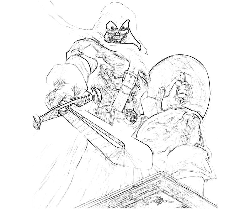 Marvel vs Capcom Taskmaster Coloring | Yumiko Fujiwara