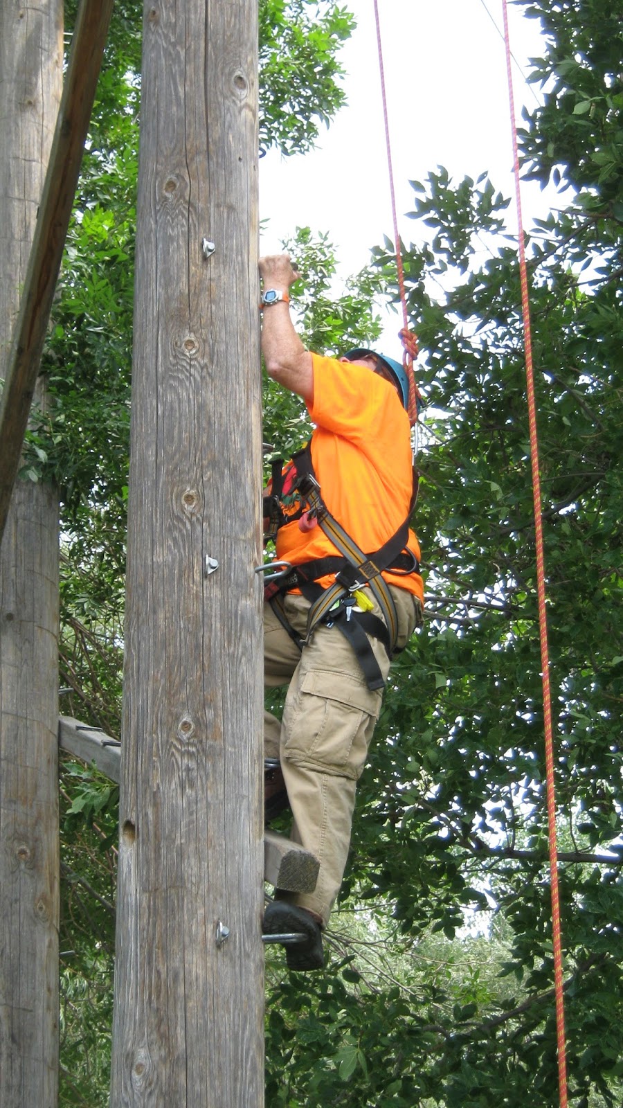 Ziplining Across the USA Monday August 12 CLAS Ropes Course Provo, Utah