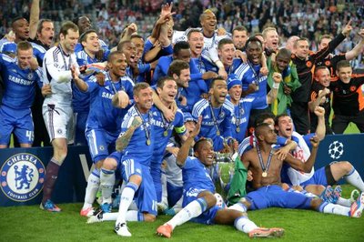 شوف تشوف تشيلسي الانجليزي البطل رقم 22 في قائمة دوري أبطال أوروبا