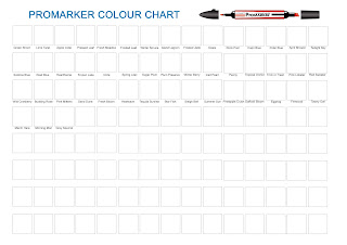 Promarker Color Chart