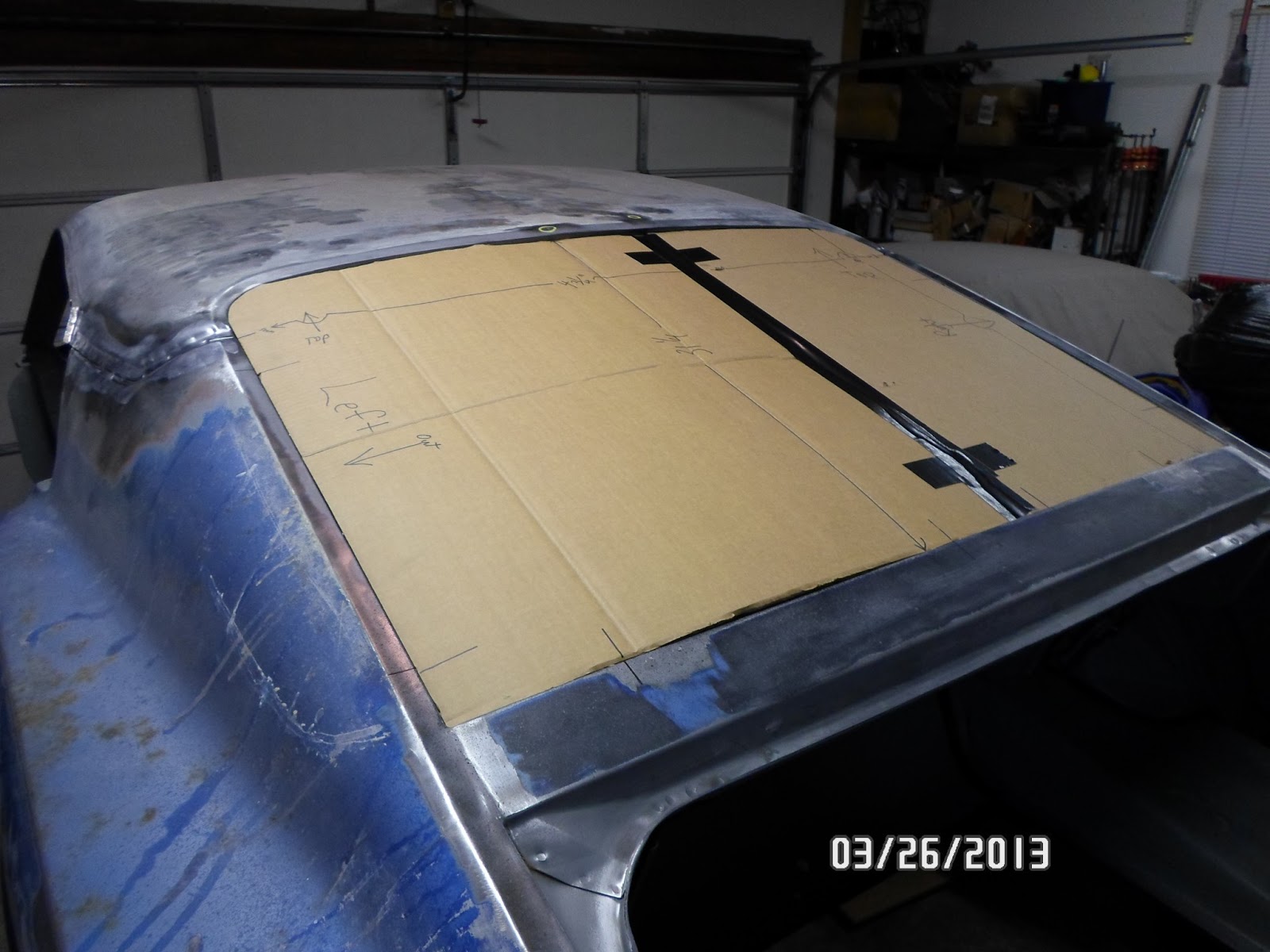 Night Mission Boss 302 Blog Replacing the Roof Skin Part 1