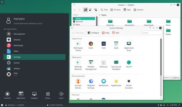 Manjaro KDE-Next