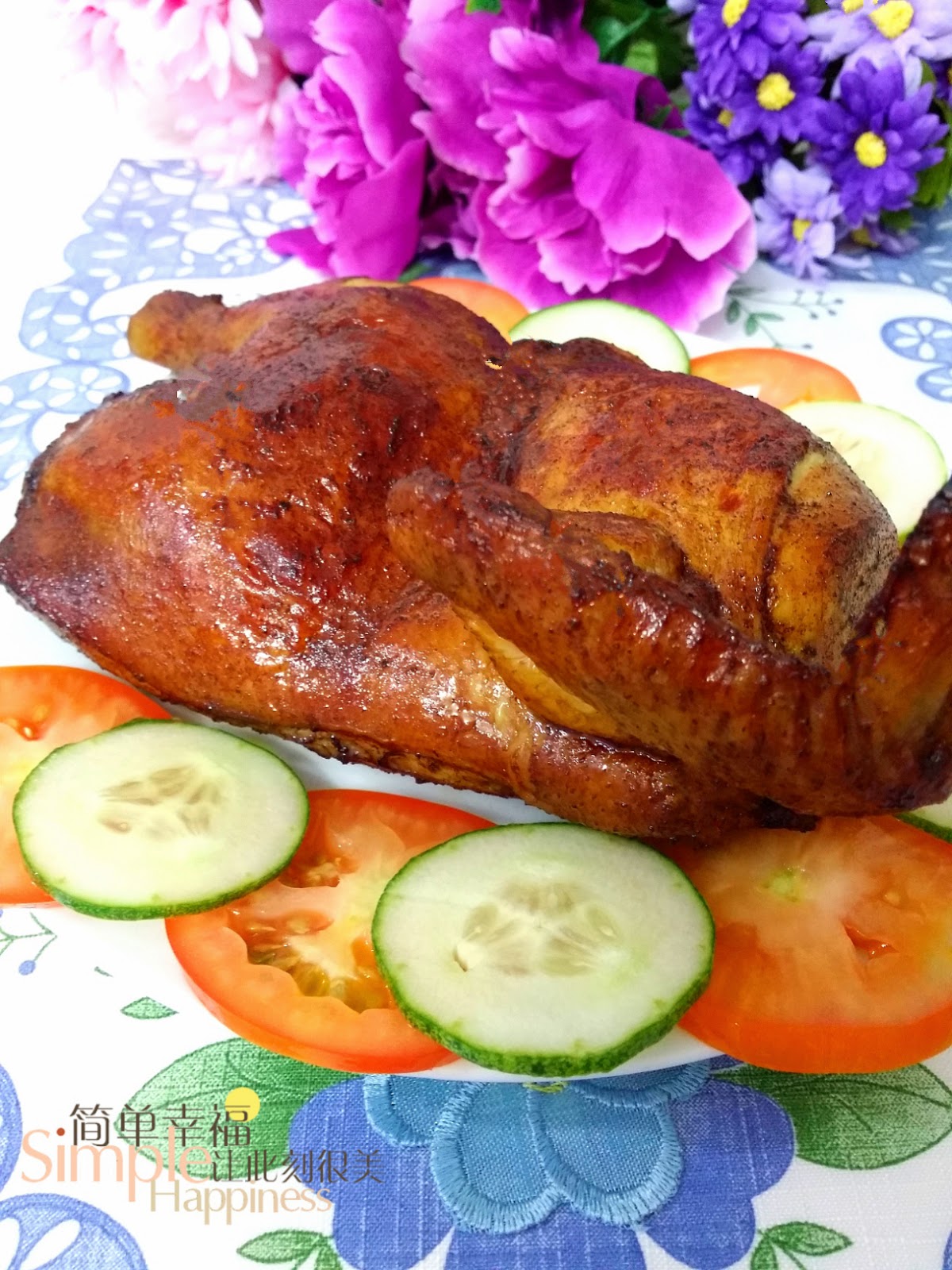 Culinary Airfried half chicken by Eileen Kou