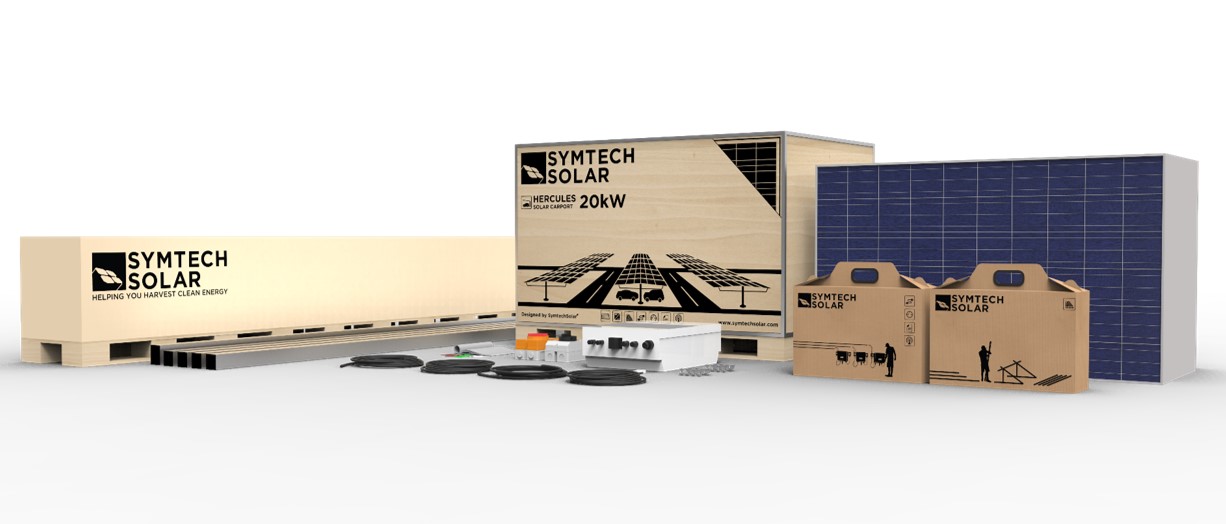 HERCULES On Grid Solar Carport Kits