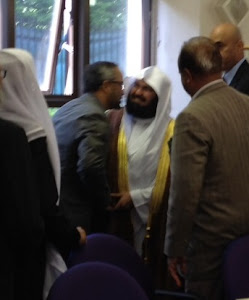 Sheikh Rashad Azami meeting with Shaykh al-Sudais