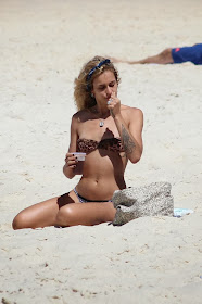 Alice Dellal on The Beach in Rio De Janeiro Alice Dellal on The Beach in Rio De Janeiro