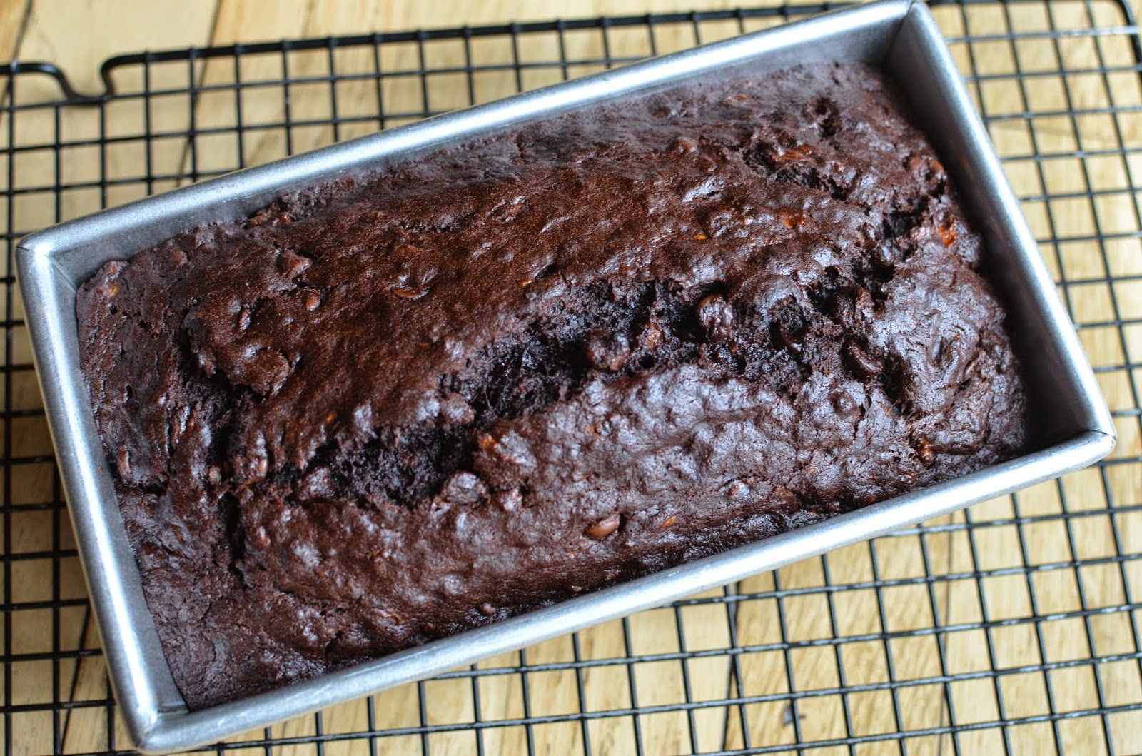 Playing with Flour Double chocolate banana bread