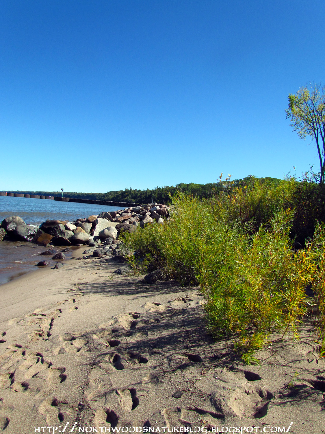 Northwoods Nature Blog Saxon Harbor Beach