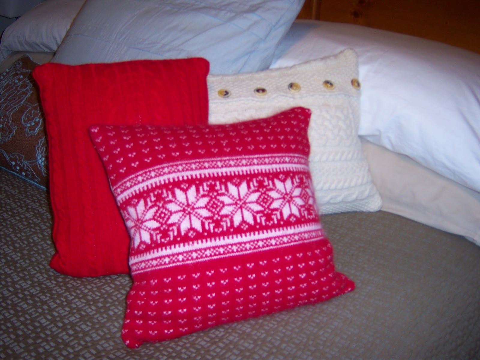 Irish Garden House Sweater Pillows