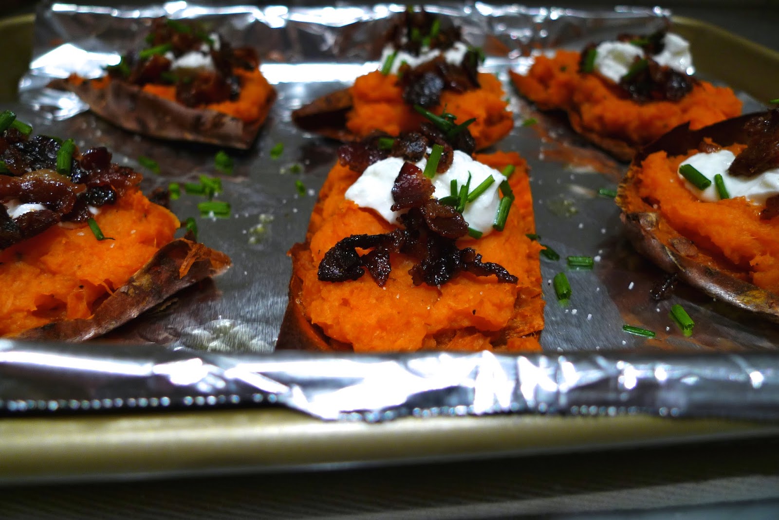 siriously delicious Baked Sweet Potato Skins