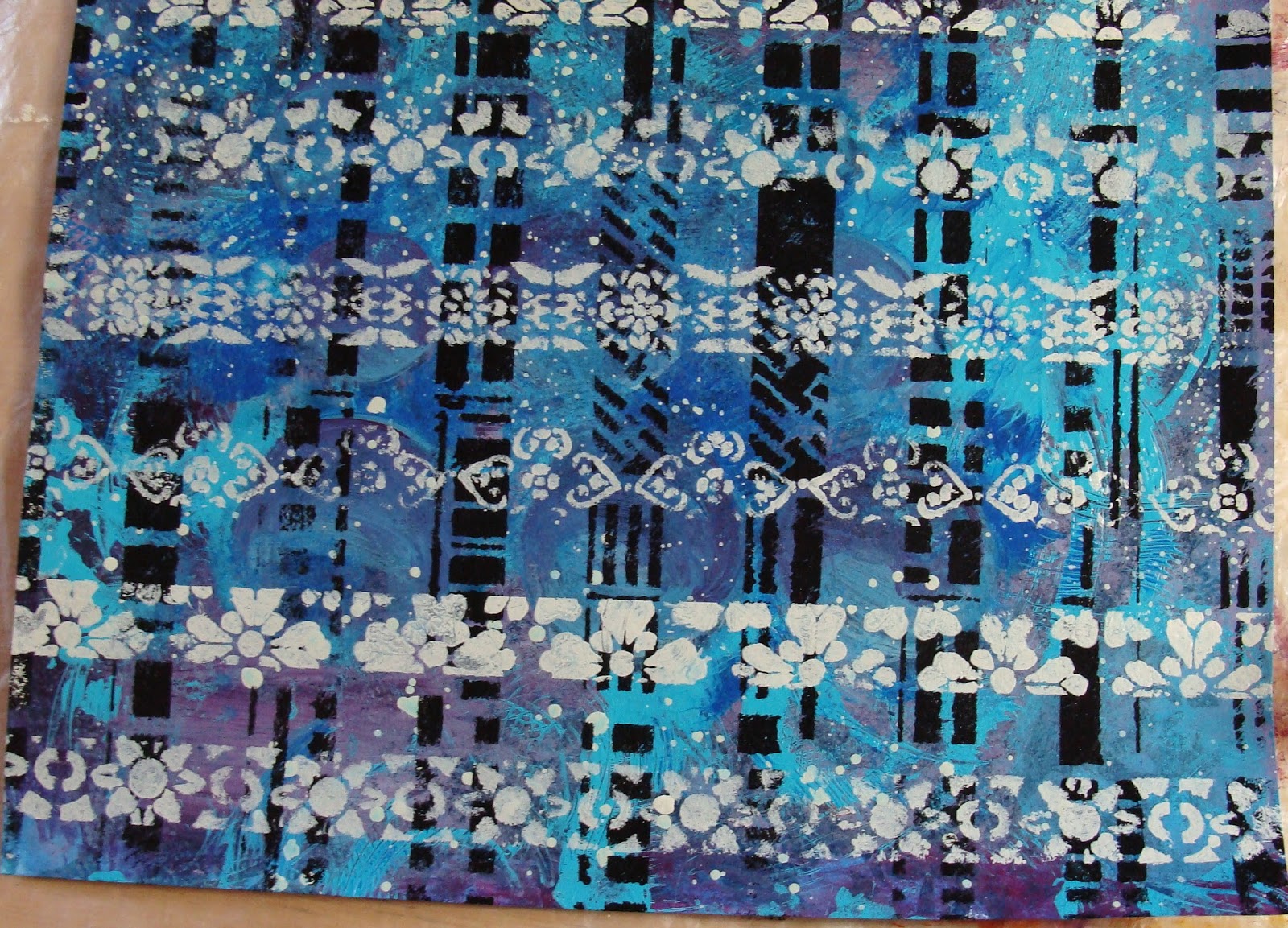 My Art Journal A Mini TutorialPainting Papers Again