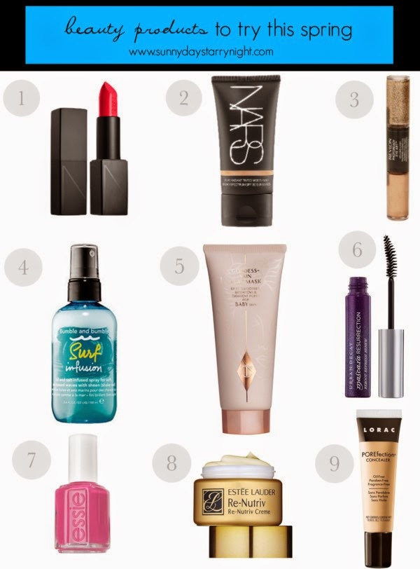 Beauty Products To Try This Spring Sunny Days & Starry Nights