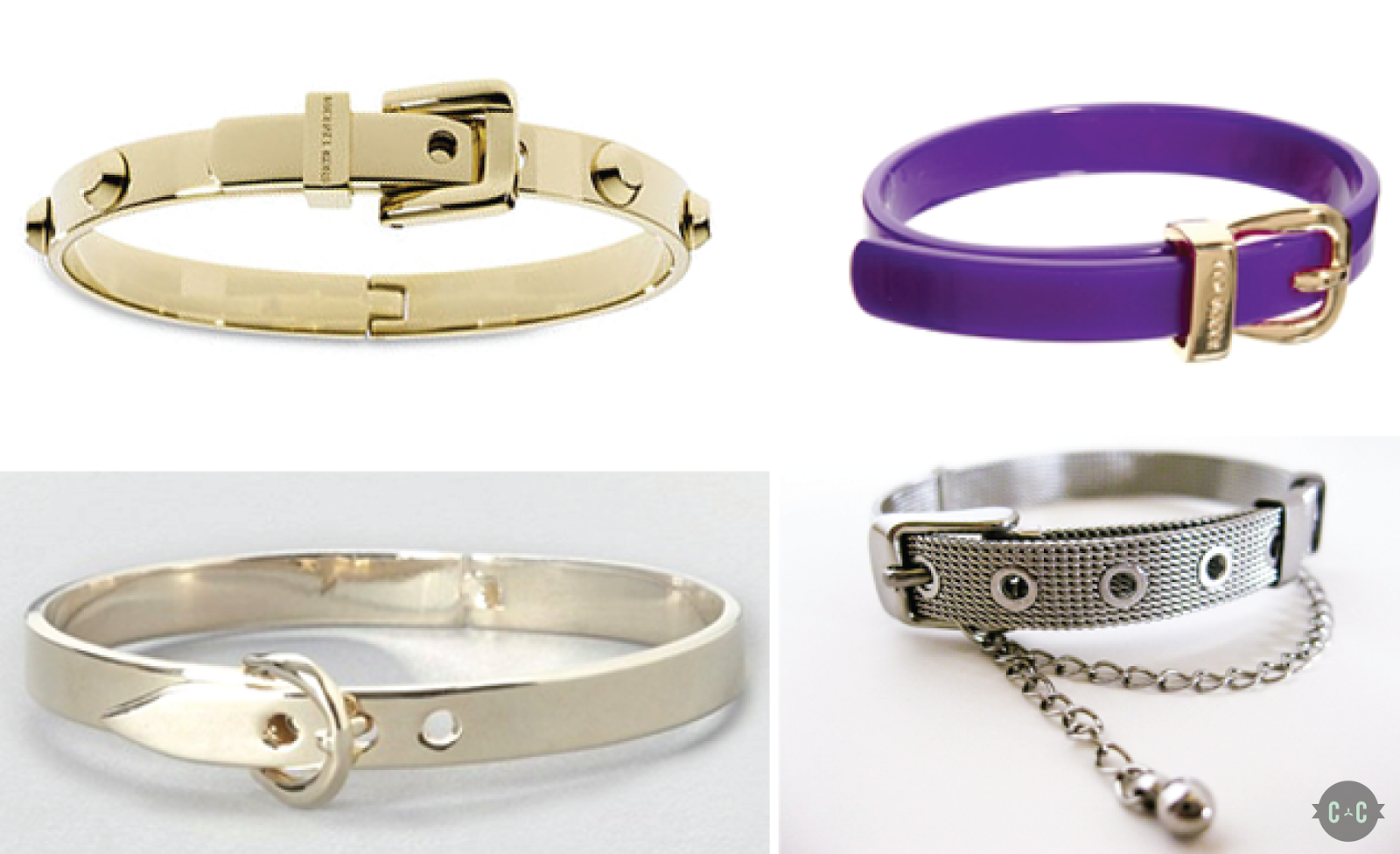 Cafe Craftea DIY Belted Buckle Bracelet