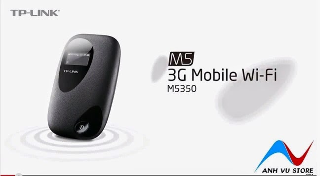 Bộ phát sóng WiFi 3G cho xe hơi, xe khách | TP-Link M5350 - 1