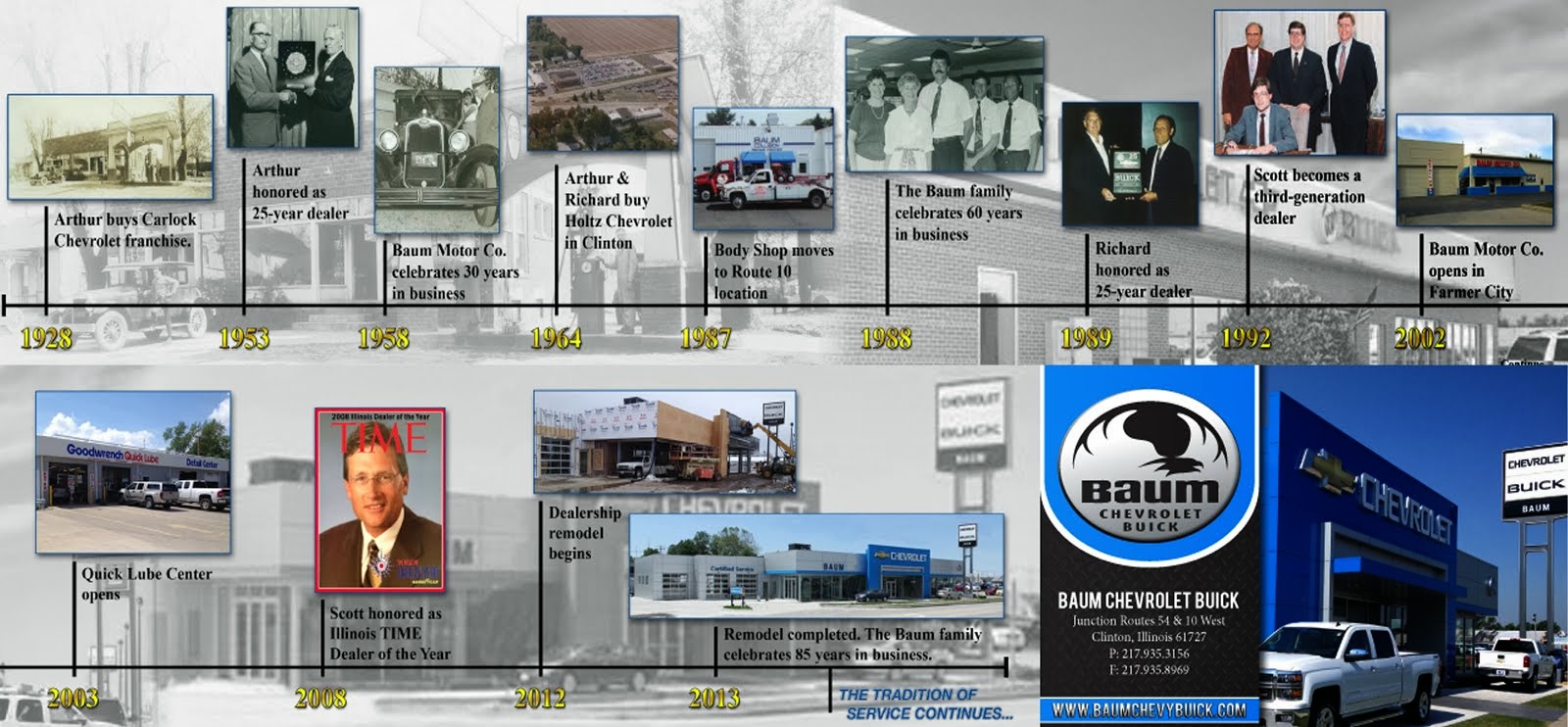 celebrating 85 years in business!