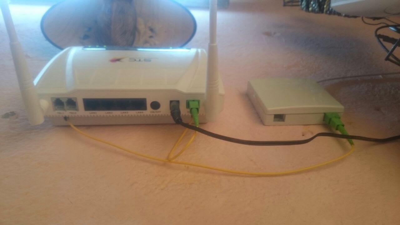 fibre opticتركيب خطوط الالياف البصرية فى السعودية داخل المنزلشركة stc