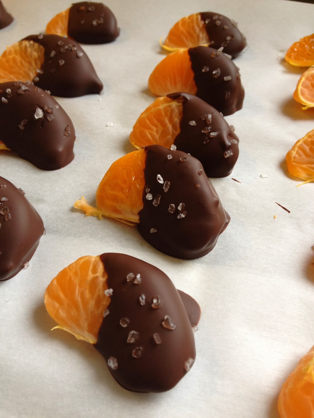 ChocolateDipped Mandarin Oranges Stress Baking