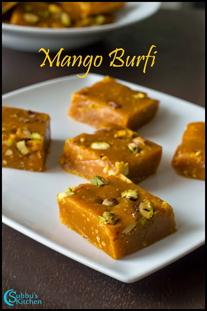 Mango Besan Burfi Recipe Mango Besan Burfi Recipe
