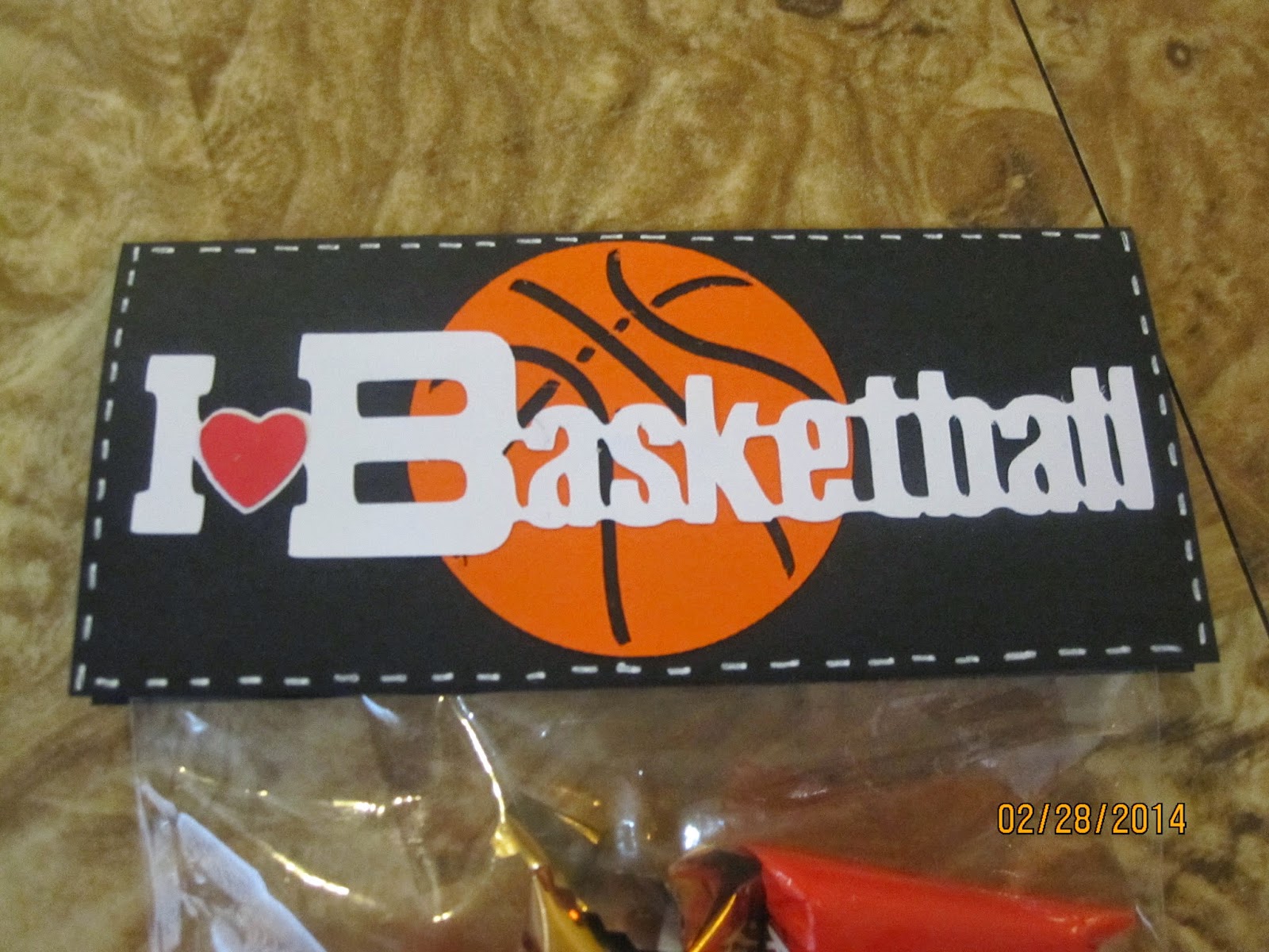 Imagination Attic Basketball Goodie Bags for our 34 Grade Girls team!