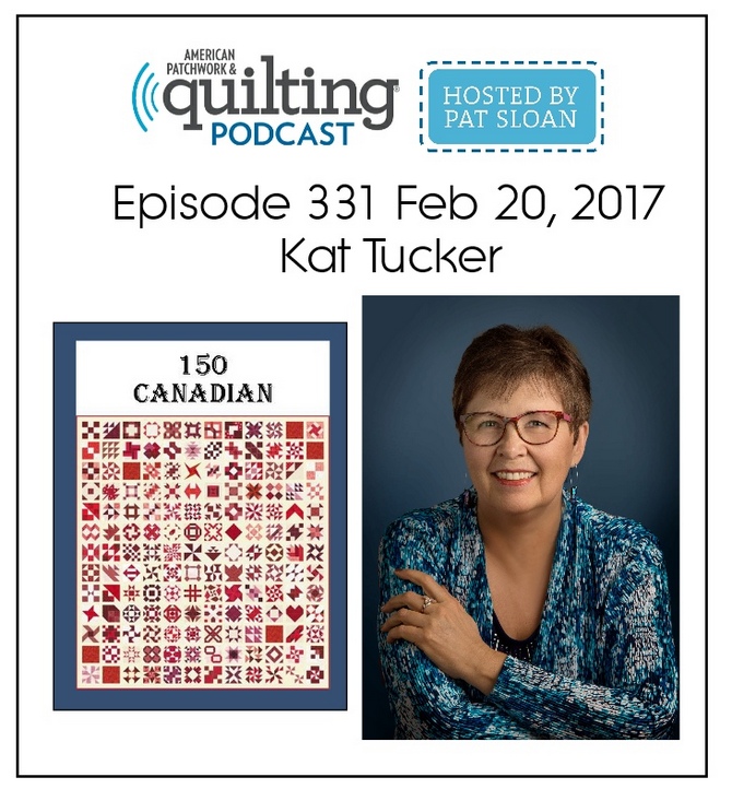 Guest on American Patchwork & Quilting Radio, Hosted by Pat Sloan.