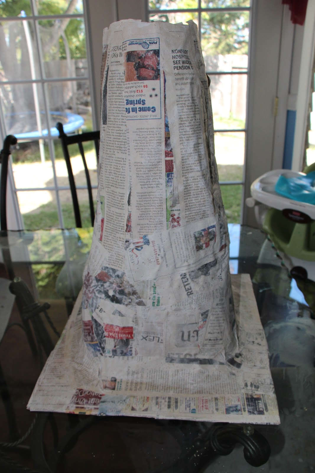 What a Ride! Construction Cone Pinata Tutorial