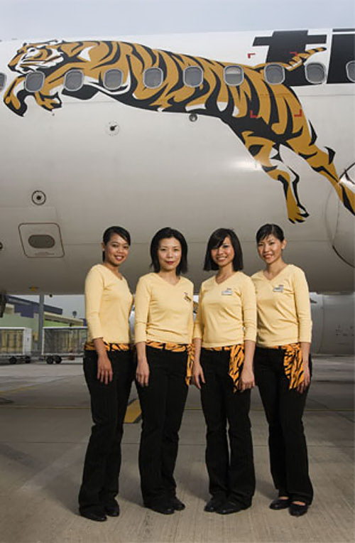 The Airline Tiger Airways World stewardess Crews