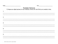 Context Clues and Composing Sentences Printable from Innovative Connections