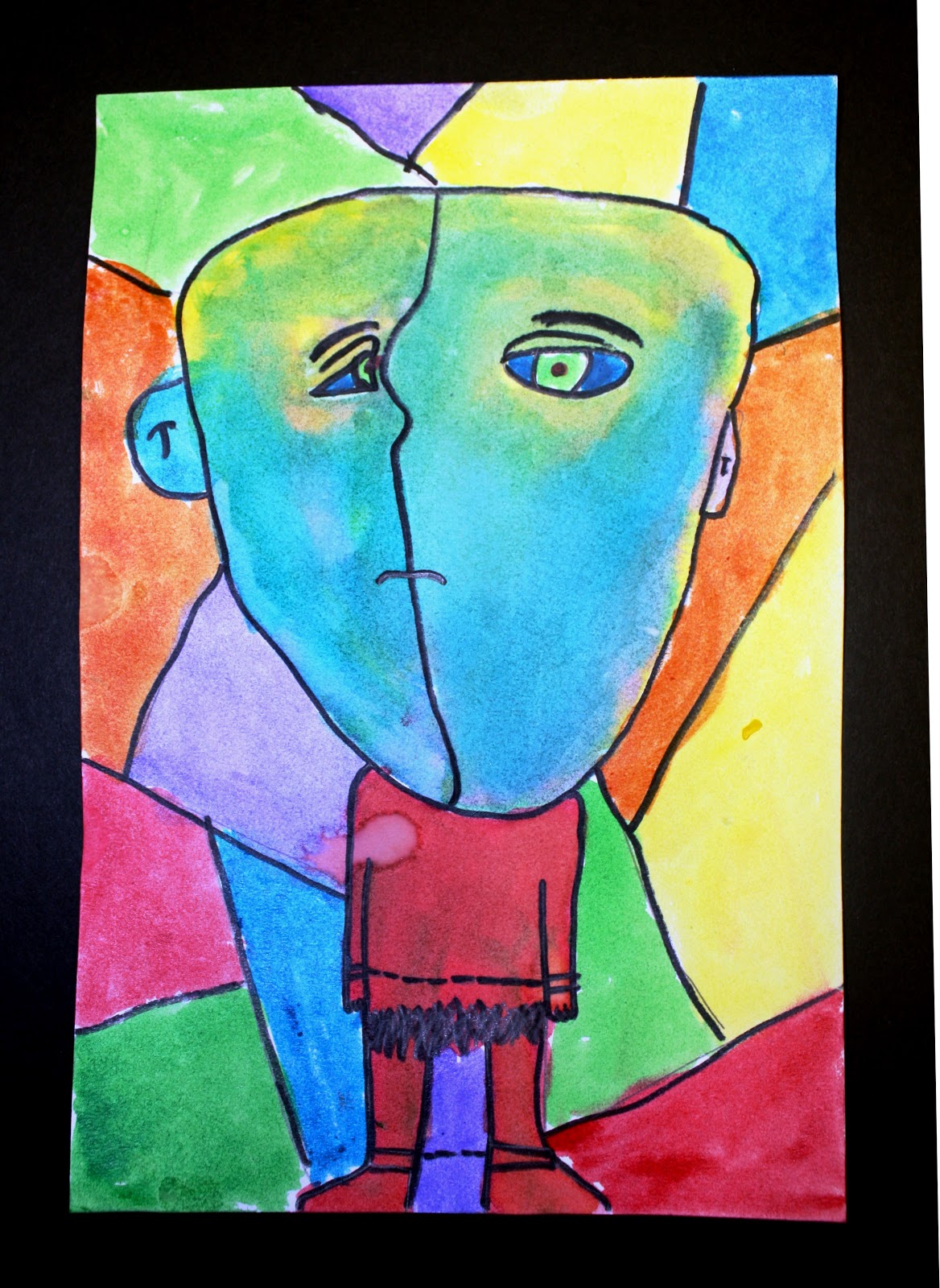 Fulton Sunshine Academy Art Lab: 4th Grade - Cubist Portraits