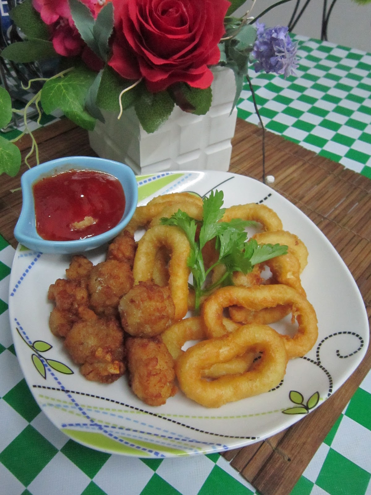 Calamari ring and salt pepper squid Pacific West product
