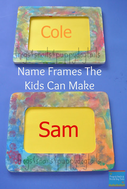Name Frames - Frogs & Snails & Puppy Dog Tails