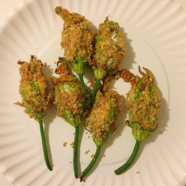 K8LA Vegan Stuffed Squash Blossoms