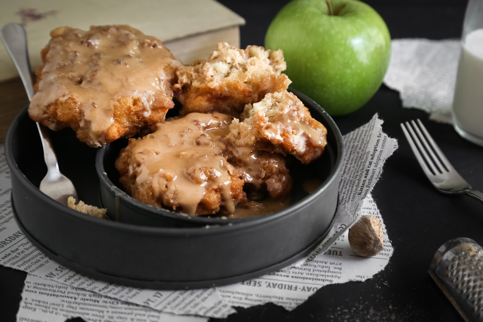 Homemade Ugly Apple Fritters Sprinkle Bakes