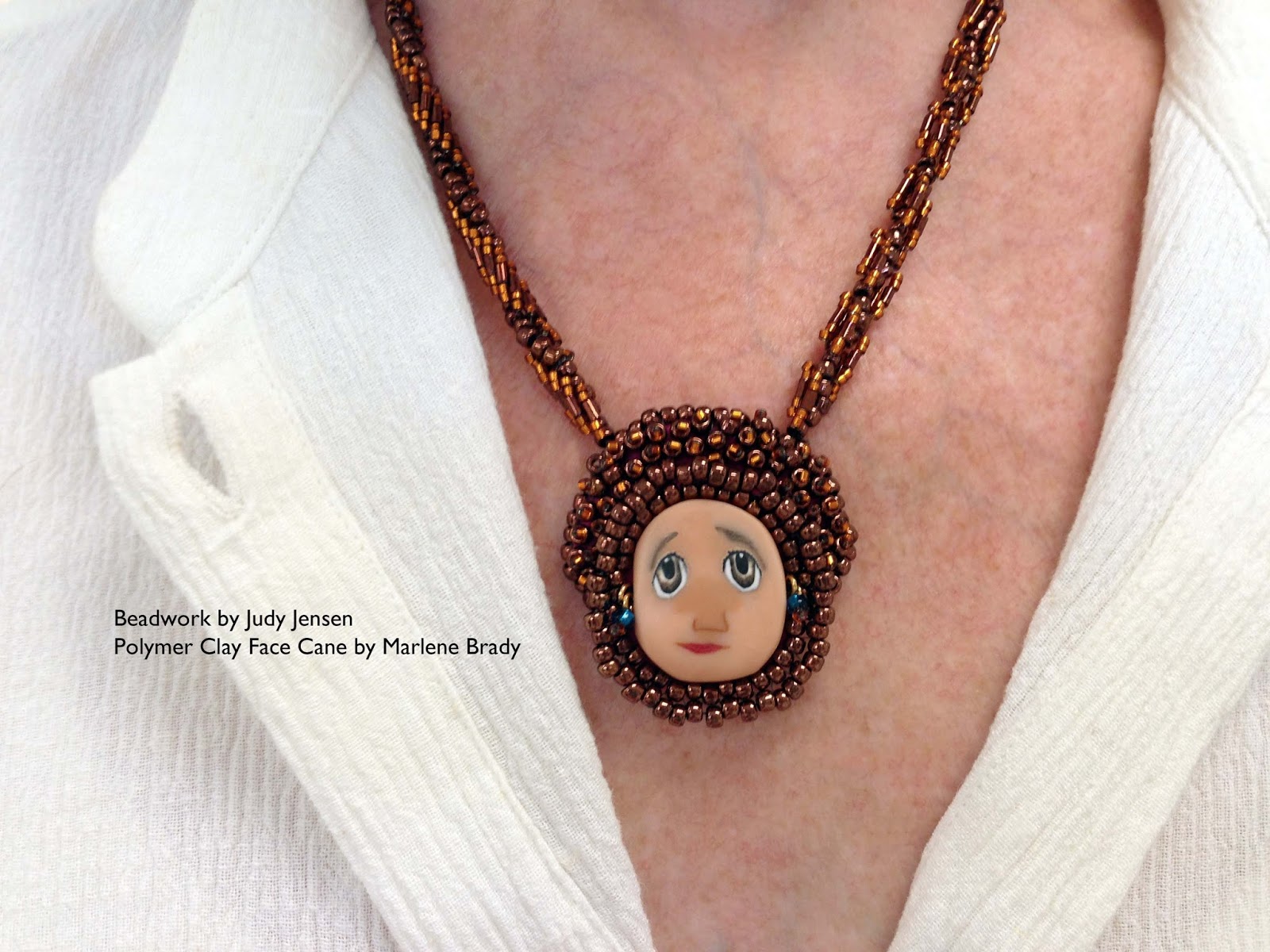 Marlene Brady Polymer Clay Face Cane
