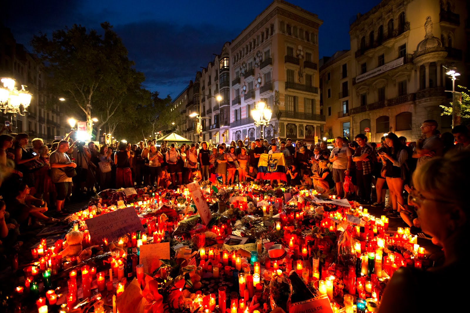 Book of condolence  for the victims of the terrorist attack