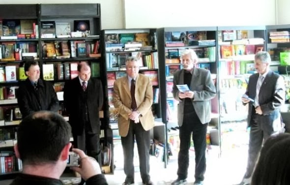 Bistrița, 17 aprilie 2008; lansarea de carte „Partidele populare din ţările Uniunii Europene”