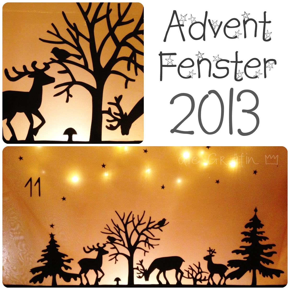 Die Gräfin Adventsfenster