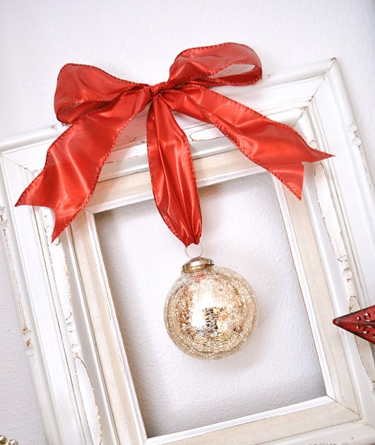 framed christmas ornament {tutorial} Little Birdie Secrets
