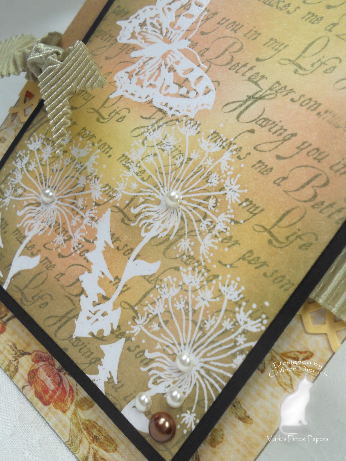 Mark's Finest Papers 50 Emboss Resist Colleen Dietrich Designs
