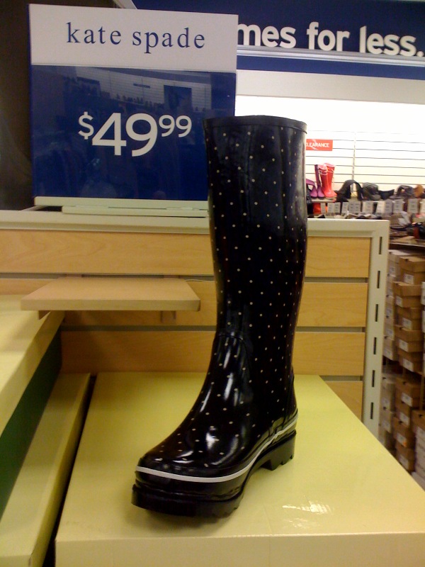 kate spade rain boots marshalls