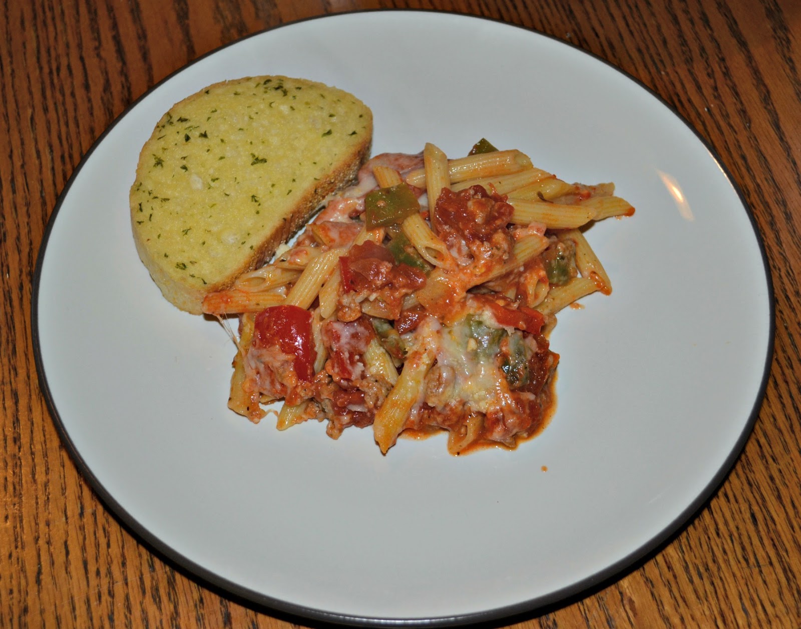 Sausage and Peppers Baked Penne HezziD's Books and Cooks