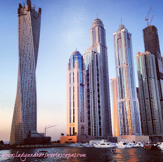 High rise buildings at Dubai Marina