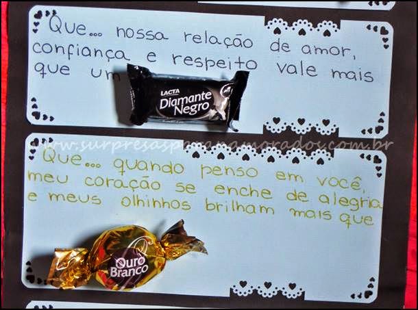 Carta Chocolate Para A Páscoa Surpresas Para Namorados