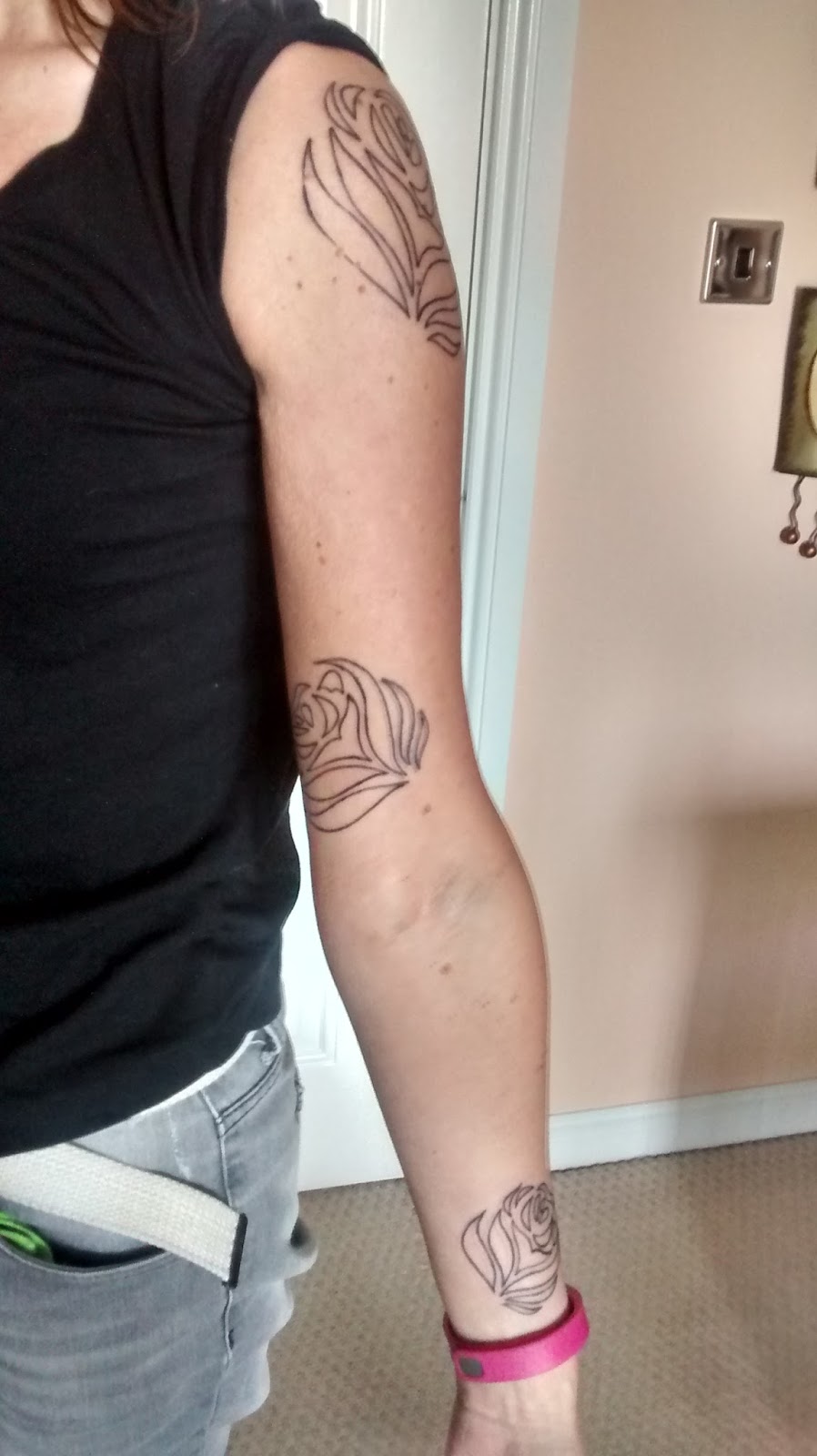 Michelle Betham Author Work on my new tattoo has begun!